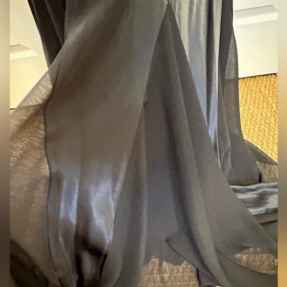 Jodi Kristopher mermaid gown black size 9/10 - Picture 2 of 6